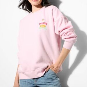 ❄️Wild Fable Light Pink beach front hotel Sweatshirt 5